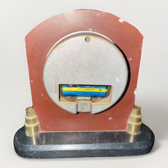 Quartz NO(0) Jewels Unadjusted Clock 7” Japan Movement Made in Taiwan Mirrored - Picture 4 of 16